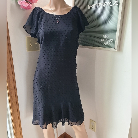 NWT J. Crew Swiss Dot Chiffon Flutter Dress Size 6 (sm) - Picture 2 of 9